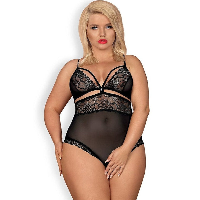 838-Ted-1 Body Opencrotch Negro